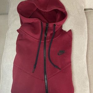 Nike Dri fit hooded full zip sweater Large